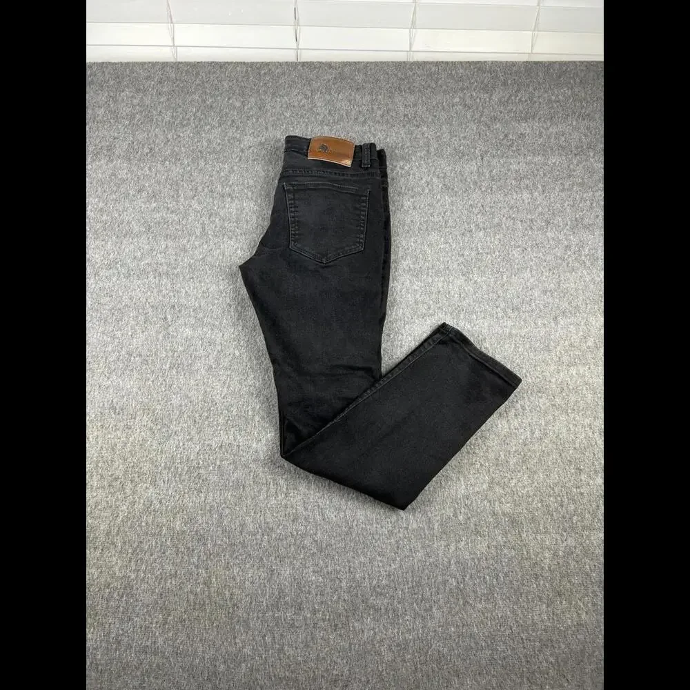 Argonaut Mens Ripped Black Skinny Jeans‎ Sz 32x32